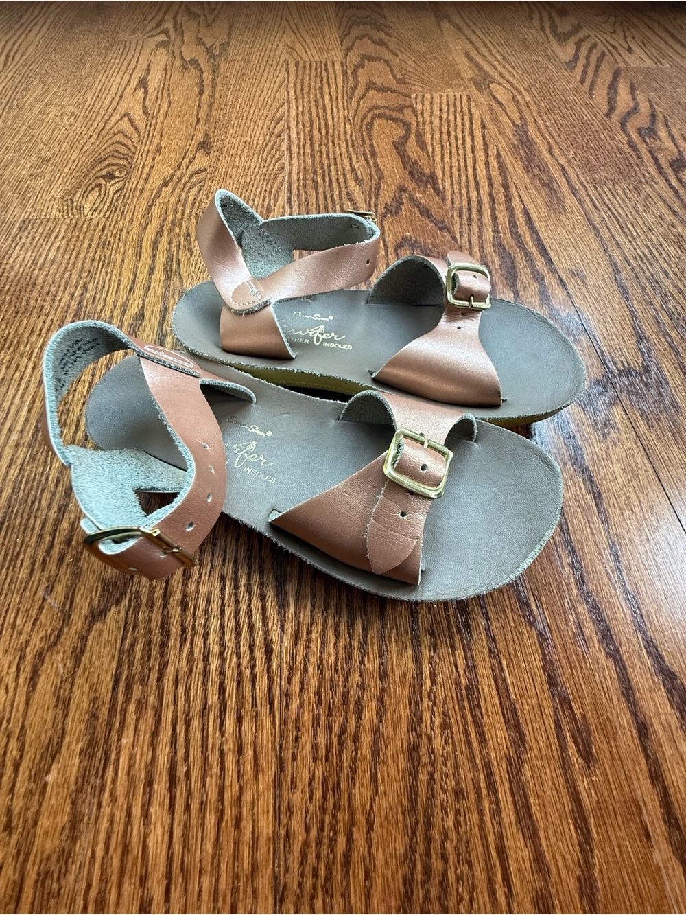 Sun-San Surfer Sandals Rose Gold Sz 11